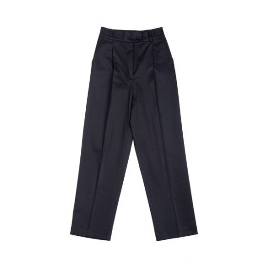 HIGH WAISTED TROUSERS (NAVY)