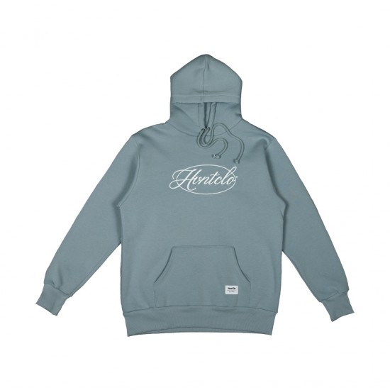 LIGHT BLUE CALLIGRAPHY HOODIE