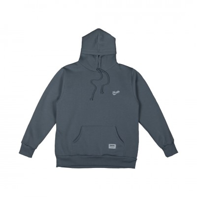 GREY BASEBALL HOODIE