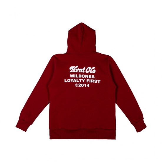 BURGUNDY WILDONES HOODIE