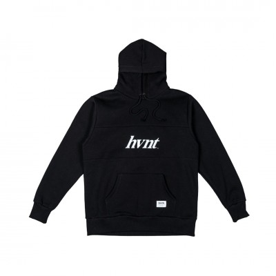 BLACK SIDEWAYS HOODIE