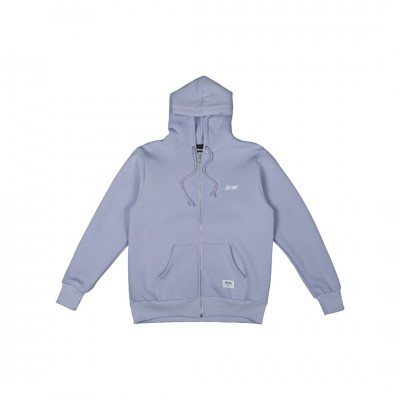 LILAC SIDEWAYS ZIP-HOODIE