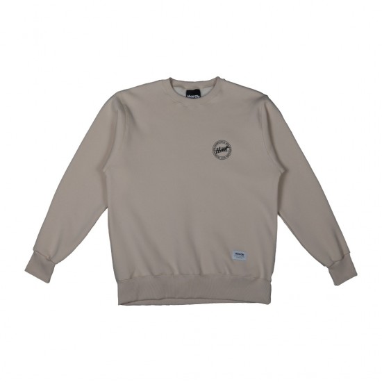 IVORY CIRCULAR CREWNECK
