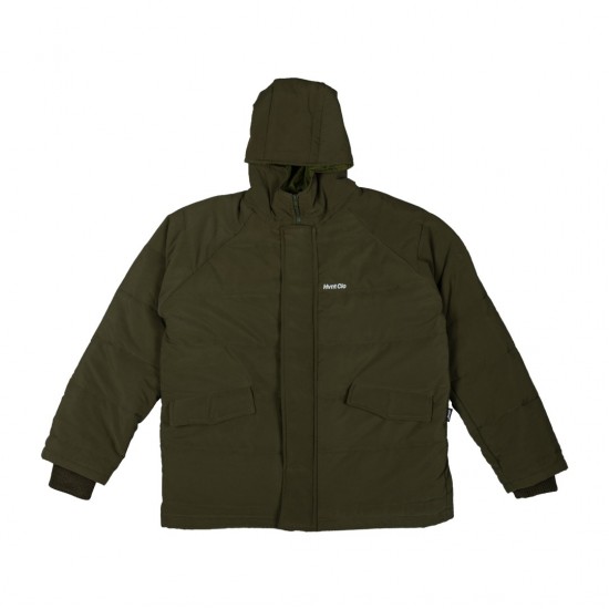 KHAKI OFFICIAL LOGO PUFFER JACKET