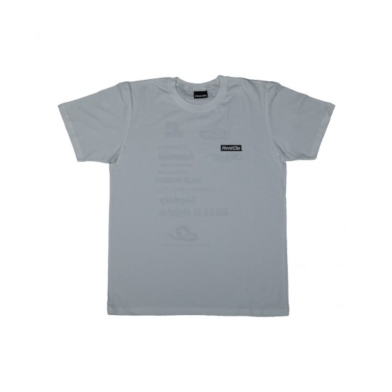 WHITE ALL LOGOS TEE