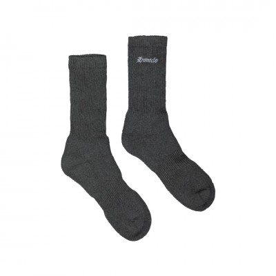 DARK GREY GOTHIC SOCKS