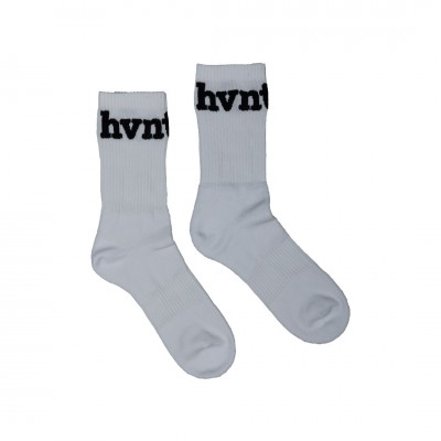 WHITE ROUNDED SOCKS