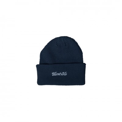 BLUE FAT FONT KNIT BEANIE