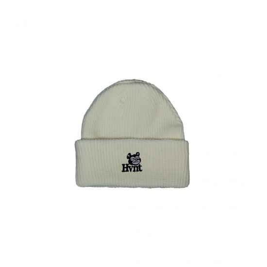 IVORY BEAR KNIT BEANIE