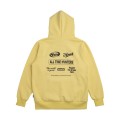 ALL LOGOS YELLOW HOODIE