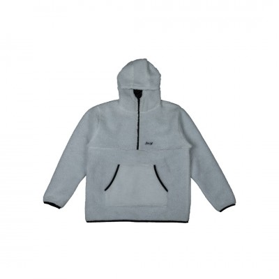 WHITE SIDEWAYS SHERPA