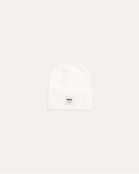 WHITE CLASSIC BEANIE