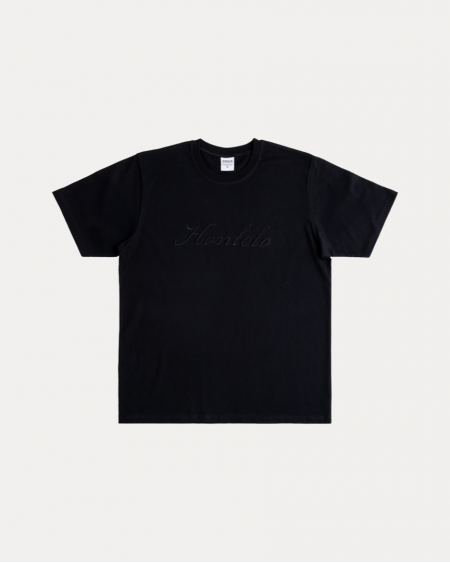 CALLIGRAPHY FONT BLACK TEE