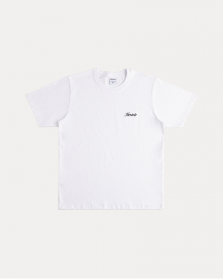 CLASSIC SIDEWAYS WHITE TEE