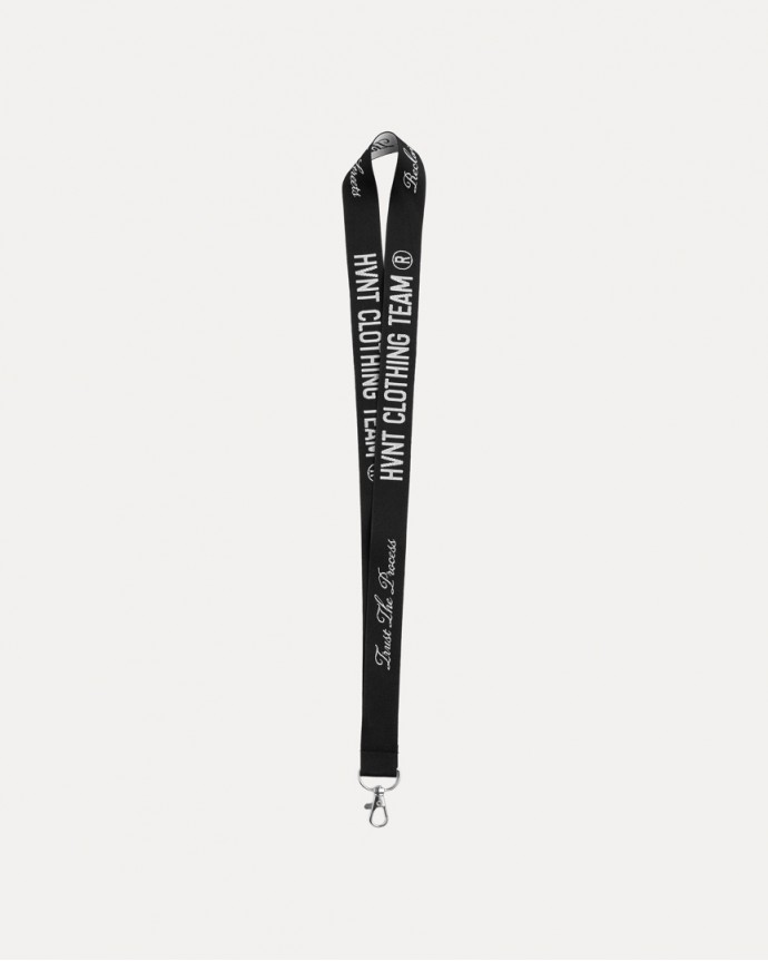 BLACK TRUST THE PROCESS LANYARD