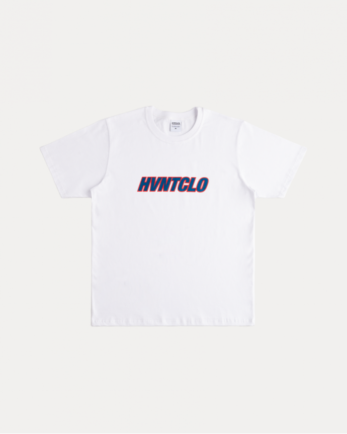 2-TONES SIDEWAYS WHITE TEE
