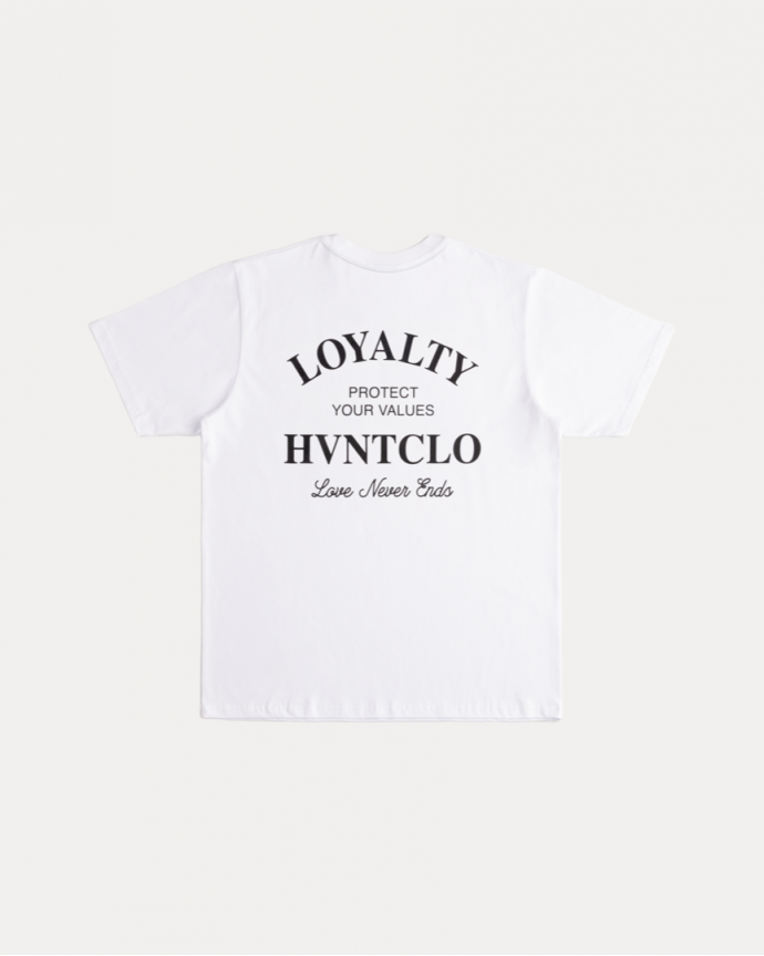 PROTECT YOUR VALUES WHITE TEE
