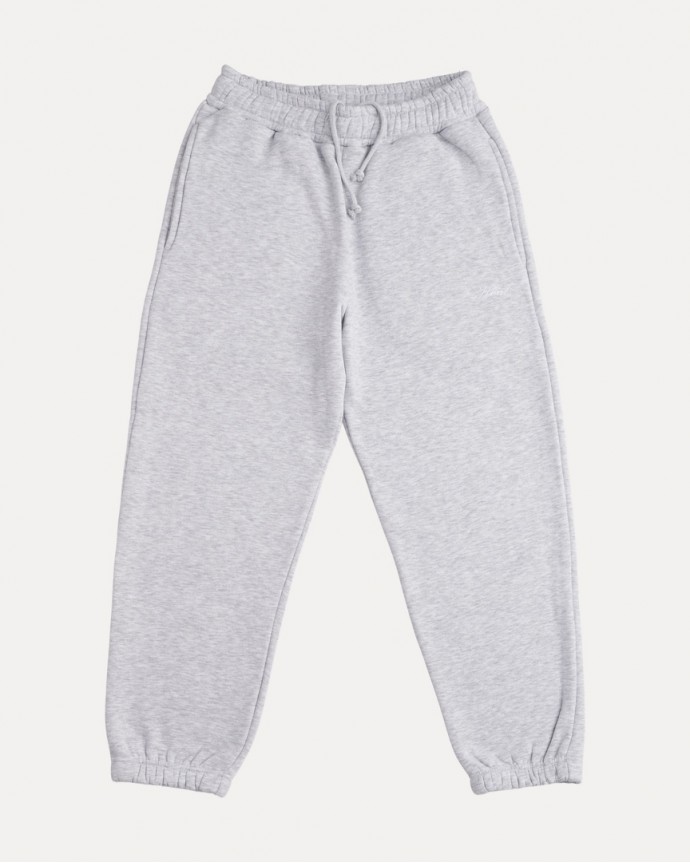 HEATHER GREY CALLIGRAPHY SWEATPANT