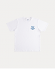 CAT W/ THE GUN WHITE TEE