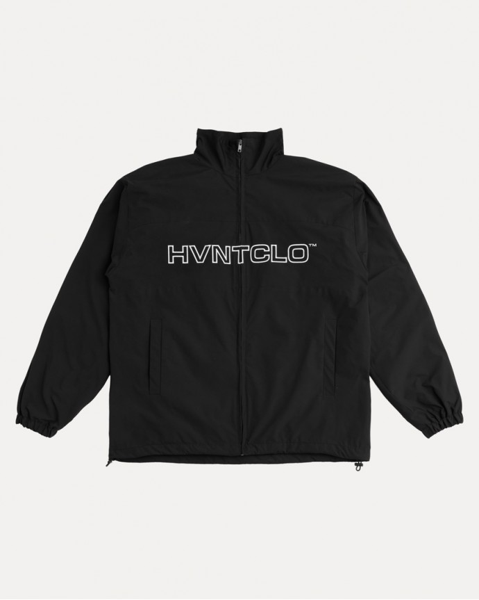 BLACK OUTLINE COACH JACKET