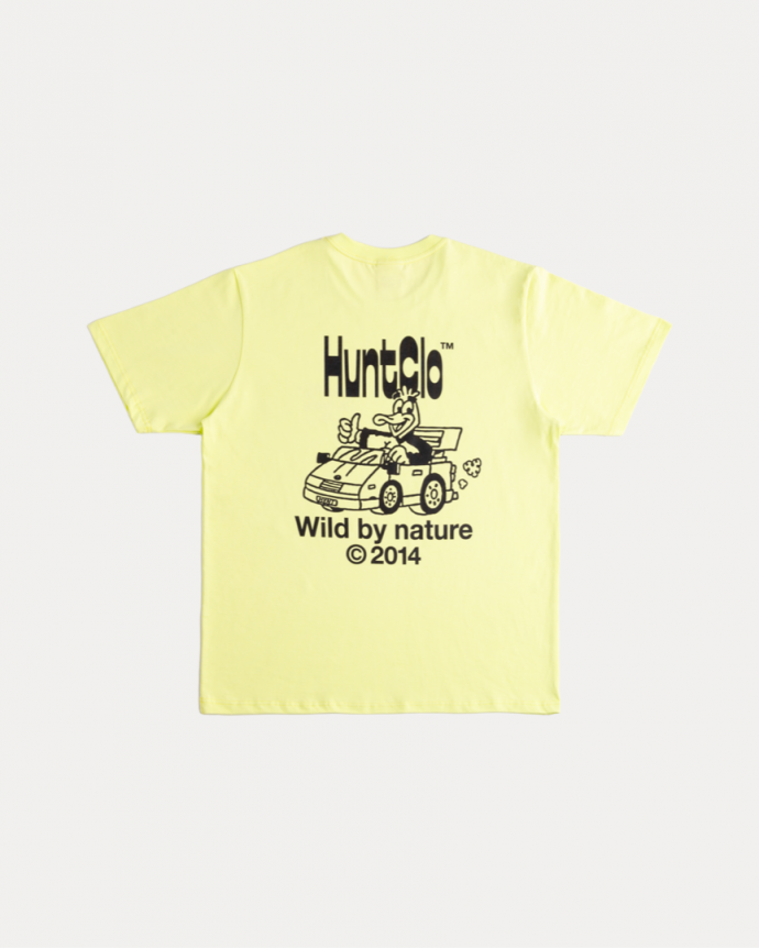 WILD BY NATURE LIME TEE