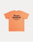 LOVE NEVER ENDS PEACH TEE