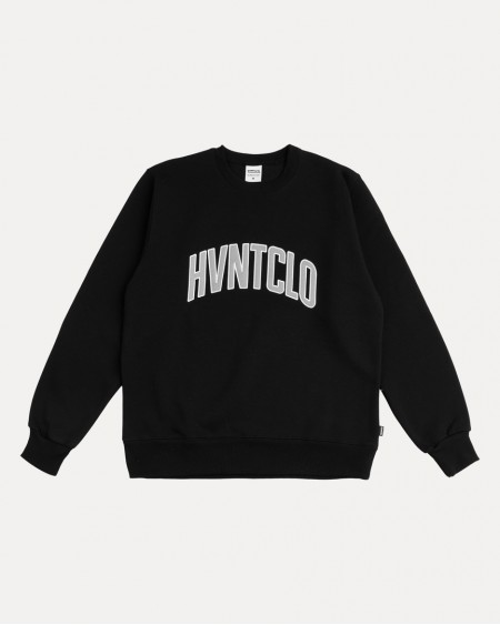 BLACK SEMICIRCLE CREWNECK