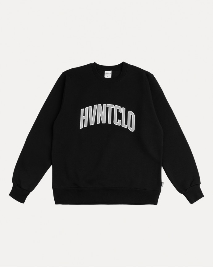 BLACK SEMICIRCLE CREWNECK