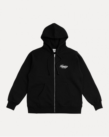 BLACK THE WORLD IS OURS ZIP-HOODIE