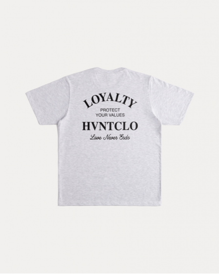 PROTECT YOUR VALUES HEATHER GREY TEE