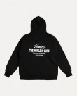 BLACK THE WORLD IS OURS ZIP-HOODIE
