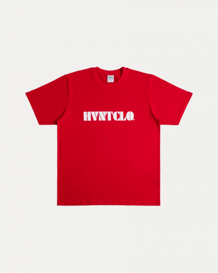 STENCIL RED TEE