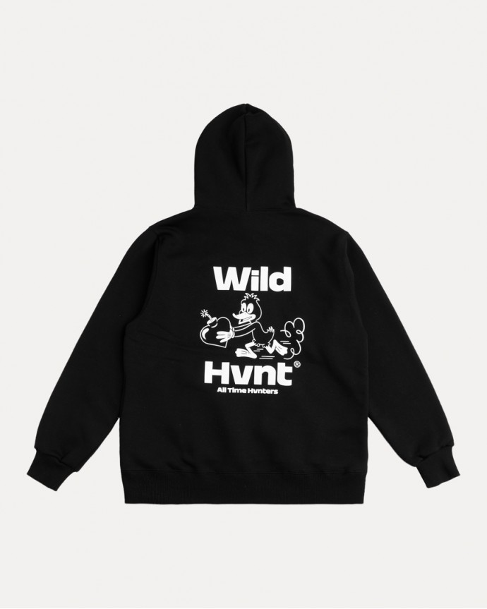 BLACK ALL TIME HVNTERS HOODIE