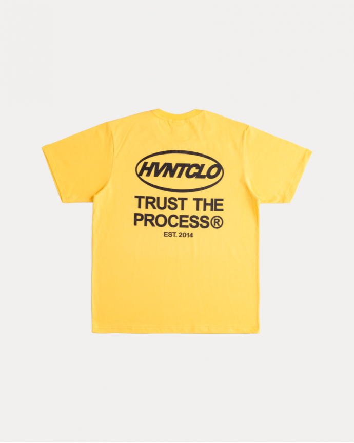 TRUST THE PROCESS YELLOW TEE