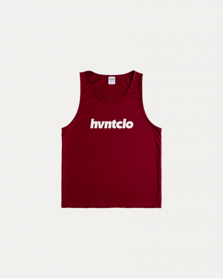 CLASSIC FONT BURGUNDY TANK-TOP