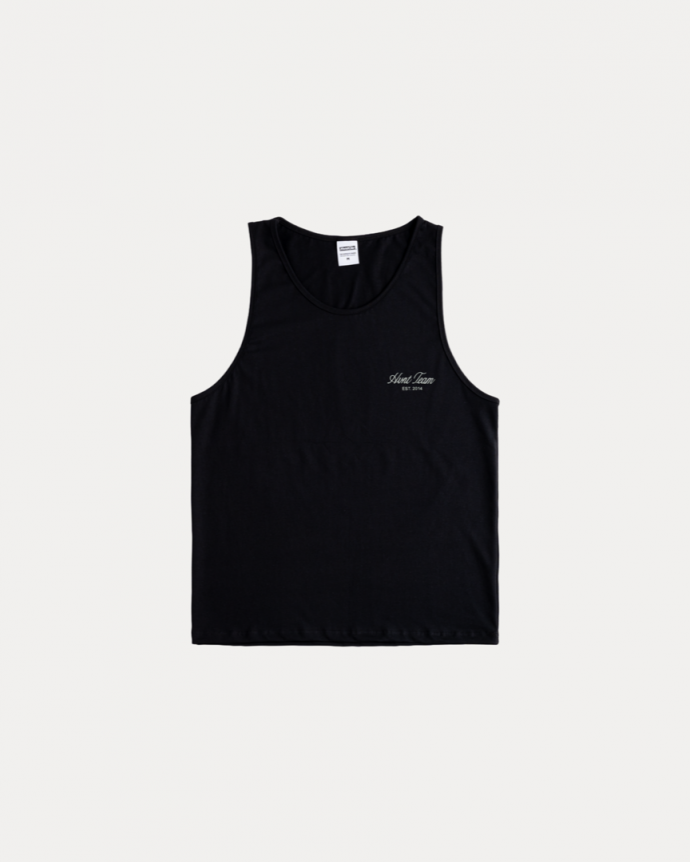 TIME IS POWER BLACK TANK-TOP