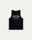 TIME IS POWER BLACK TANK-TOP