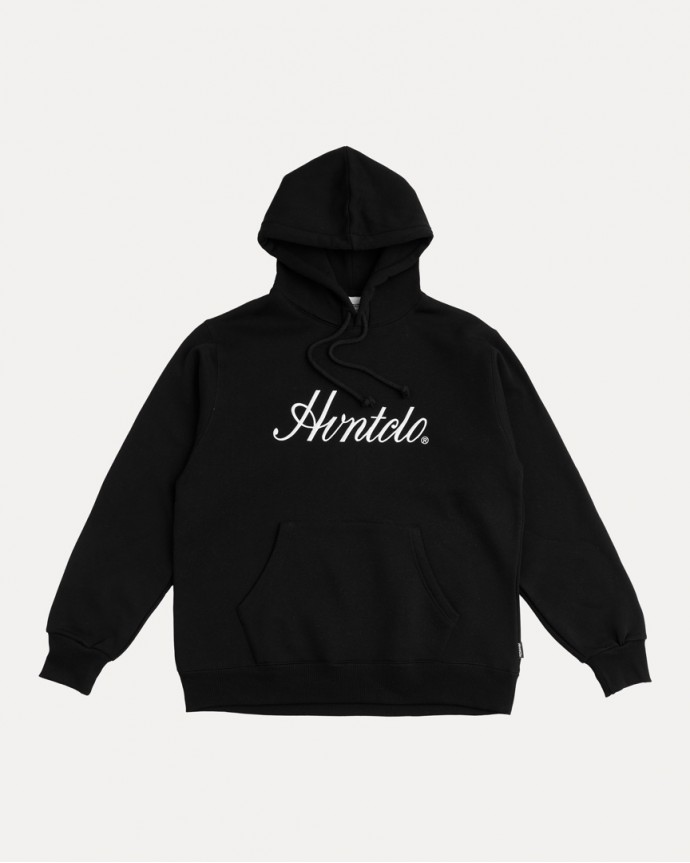 BLACK CLASSIC SIDEWAYS HOODIE