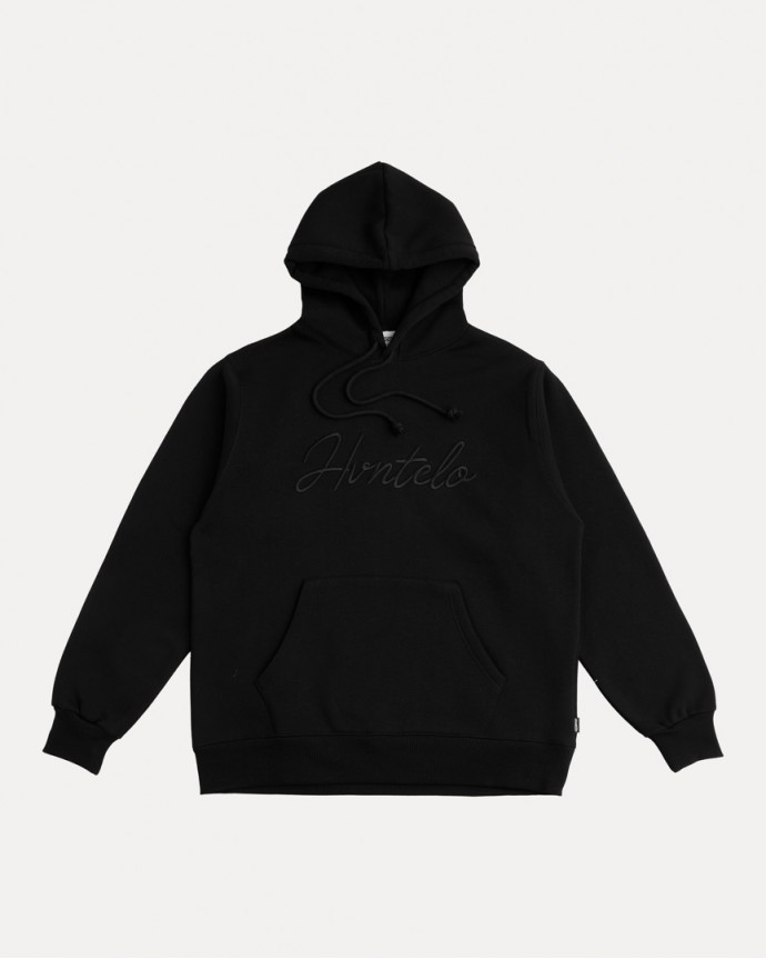 BLACK TONE TO TONE HOODIE