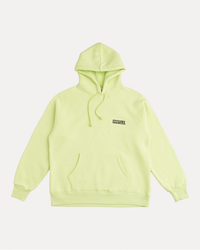 NEON LIGHT GREEN TIME IS POWER HOODIE