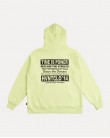 NEON LIGHT GREEN TIME IS POWER HOODIE