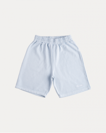 BRUSHED FONT LIGHT BLUE SHORTS