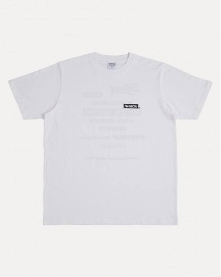 WHITE ALL LOGOS TEE