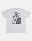 WHITE KNOWLEDGE IS POWER TEE