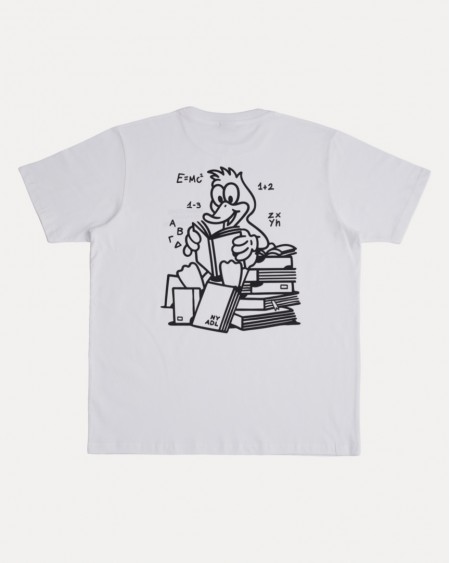 WHITE KNOWLEDGE IS POWER TEE