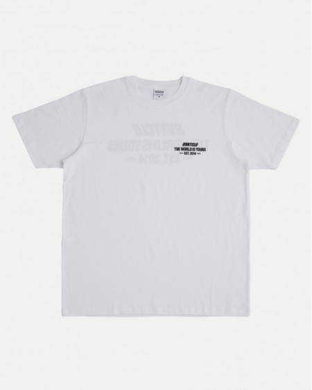 WHITE THE WORLD IS YOURS TEE