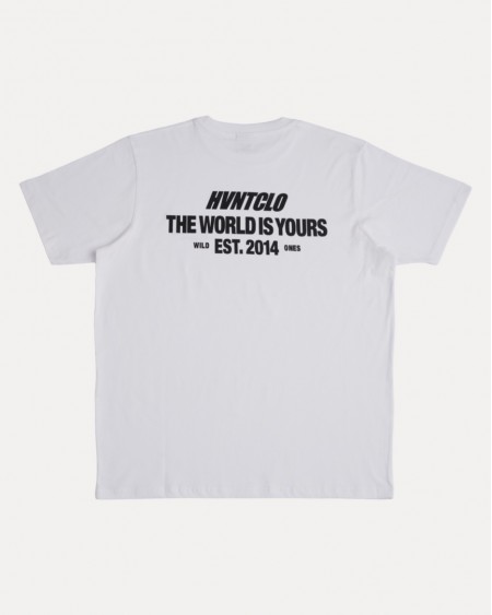 WHITE THE WORLD IS YOURS TEE