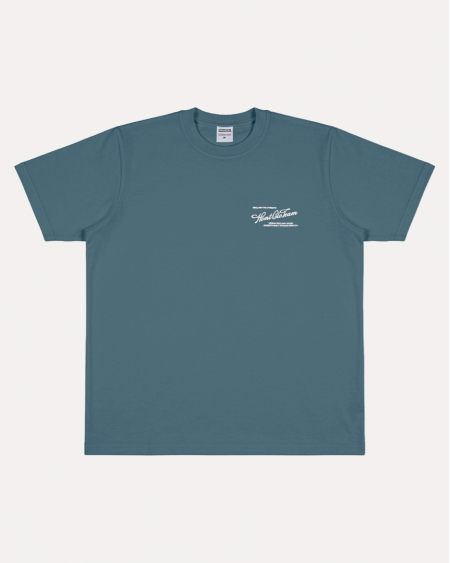 GREY-BLUE PAINTER TEE