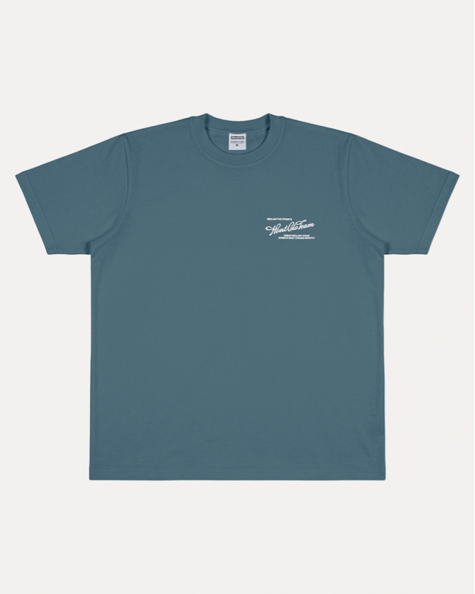 GREY-BLUE PAINTER TEE