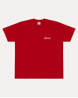 RED STREETS BUILD STRONG IDENTITIES TEE